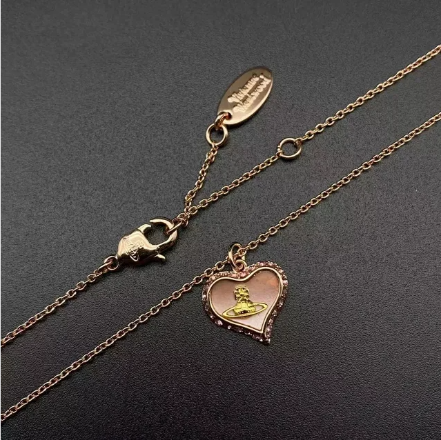 Pink shell love necklace/bracelet/stud earrings