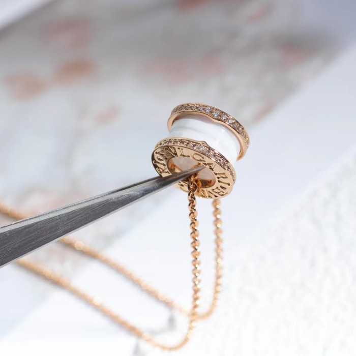 Black and white diamond necklace