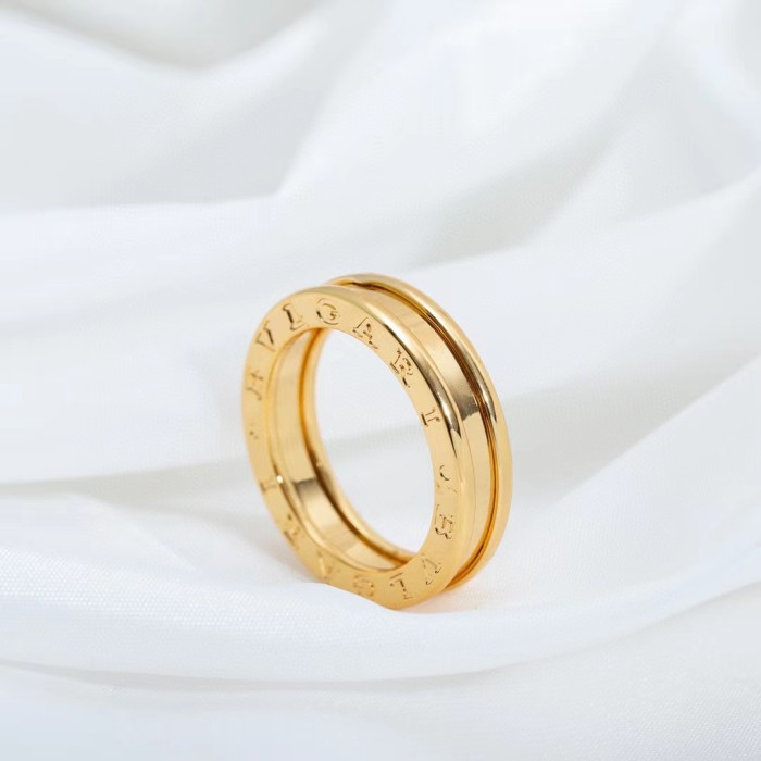 Three color thin small waist ring