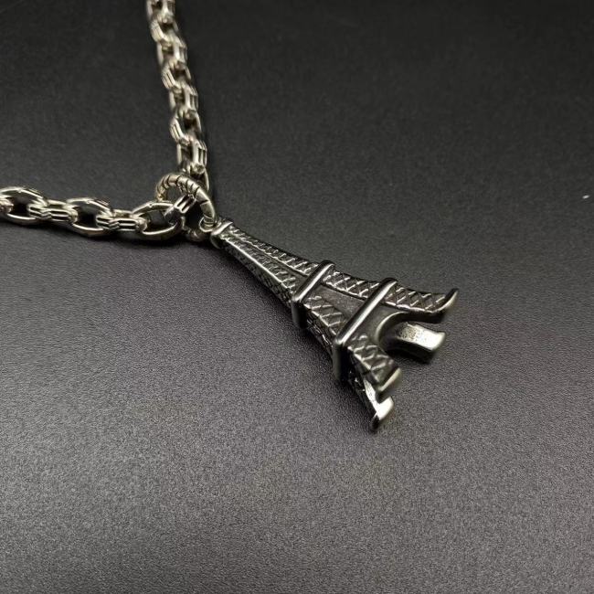 Iron Tower Pendant Necklace