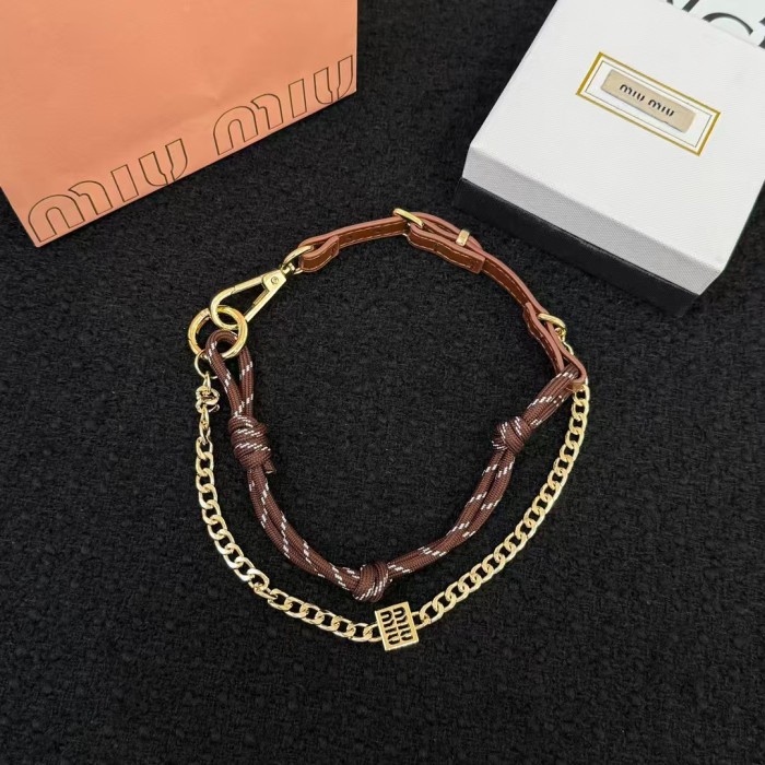 Multi colored hanging chain