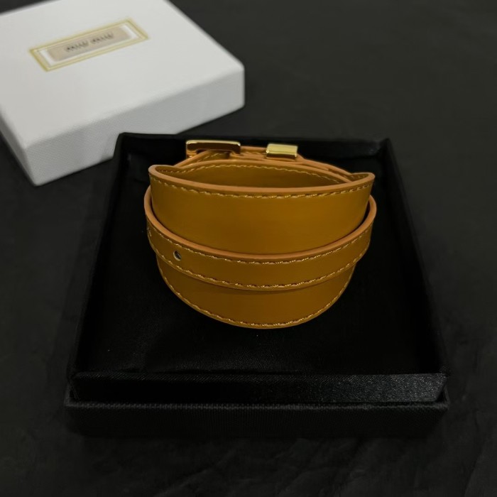 Wrapped belt bracelet