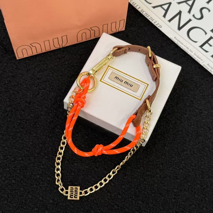 Multi colored hanging chain