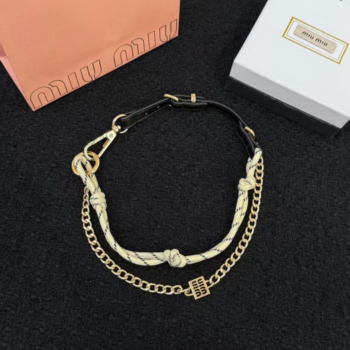 Multi colored hanging chain