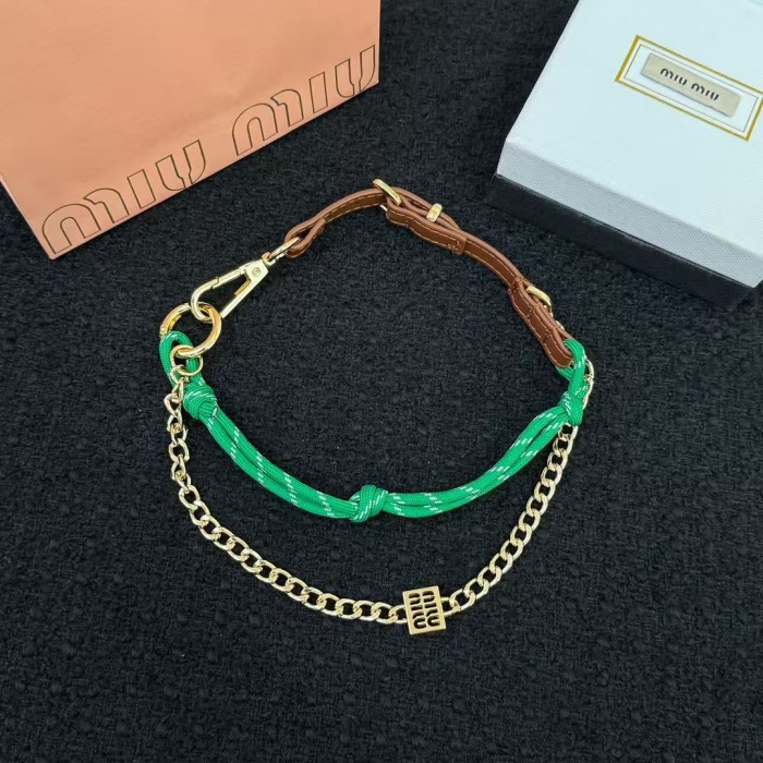 Multi colored hanging chain