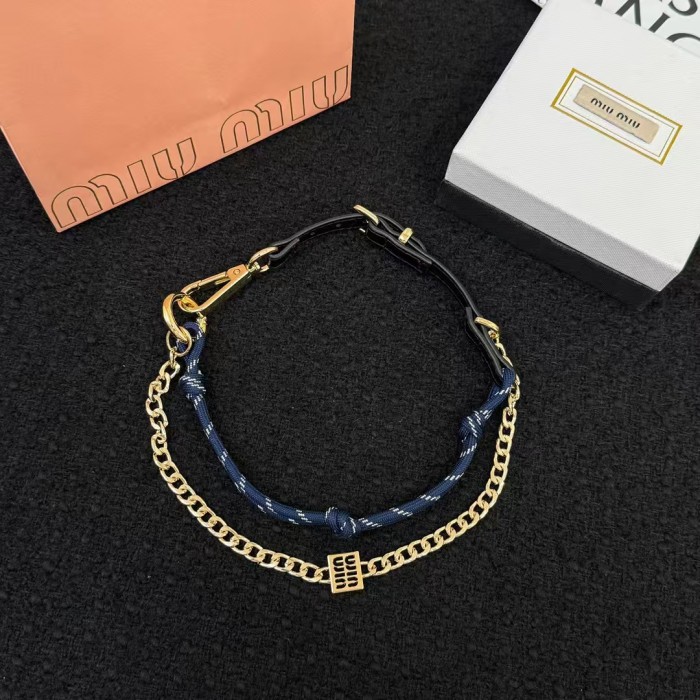 Multi colored hanging chain