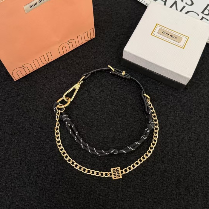 Multi colored hanging chain