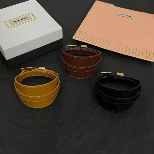 Wrapped belt bracelet