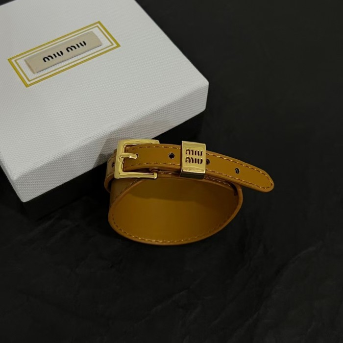 Wrapped belt bracelet