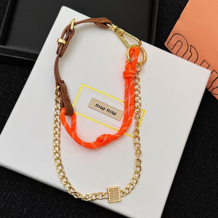 Multi colored hanging chain