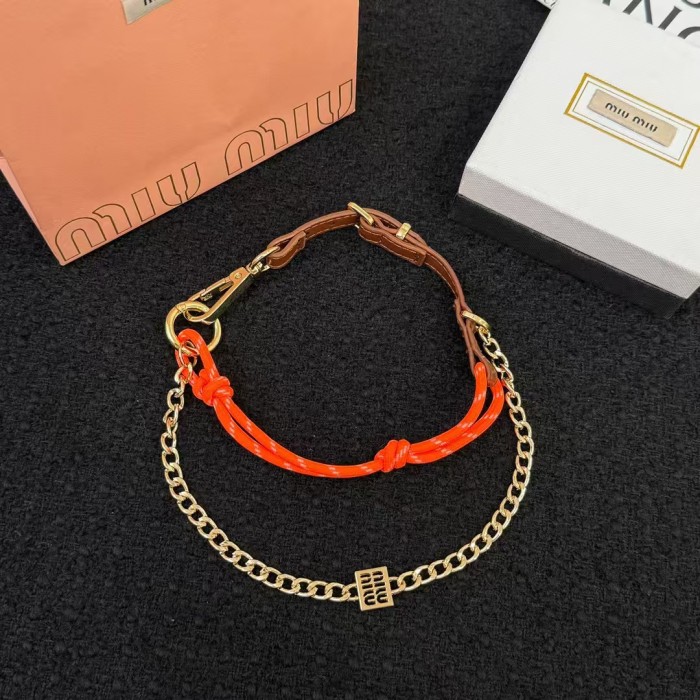 Multi colored hanging chain