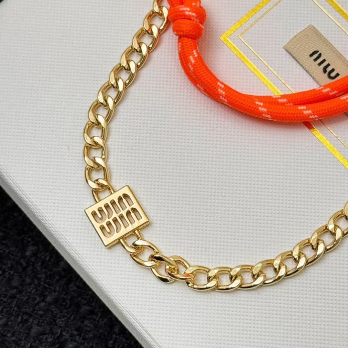 Multi colored hanging chain