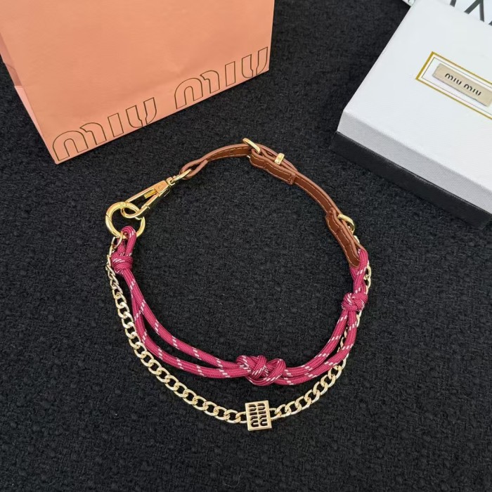 Multi colored hanging chain