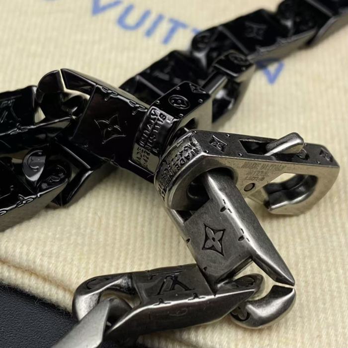 Two tone bracelet necklace