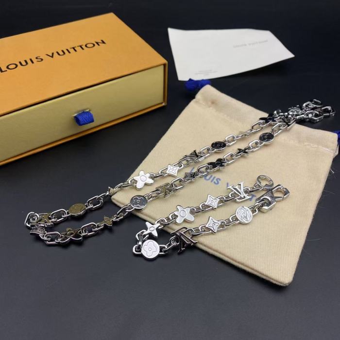 New small flower gold-plated bracelet necklace