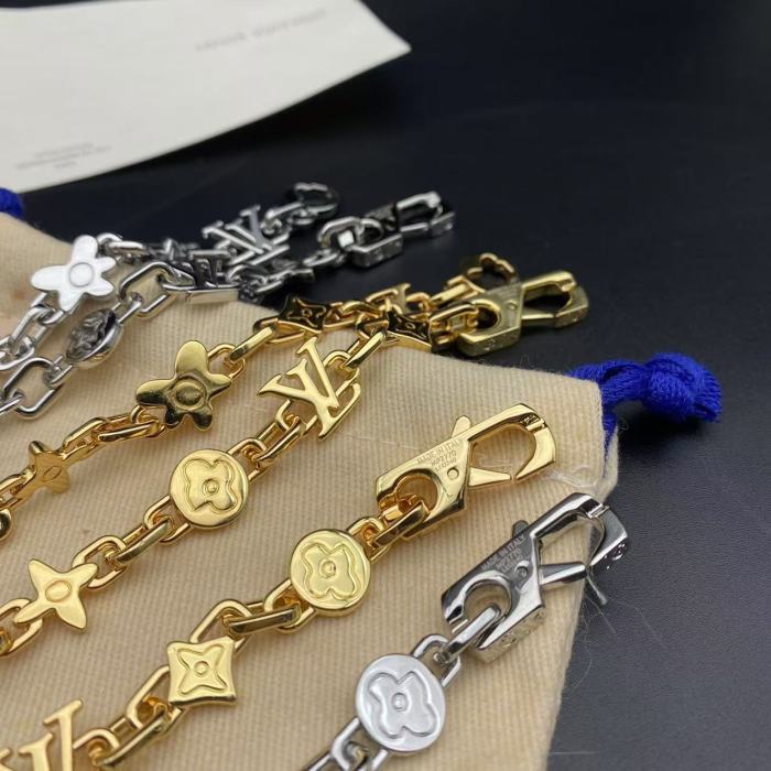 New small flower gold-plated bracelet necklace