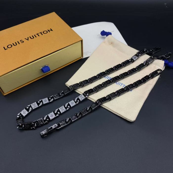 Two tone bracelet necklace