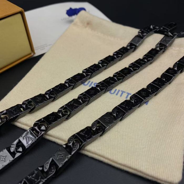 Two tone bracelet necklace