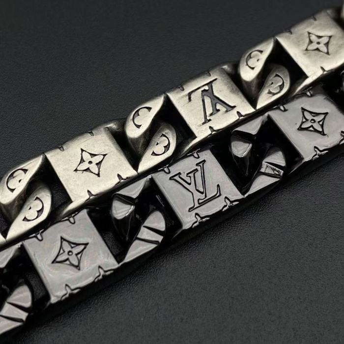 Two tone bracelet necklace