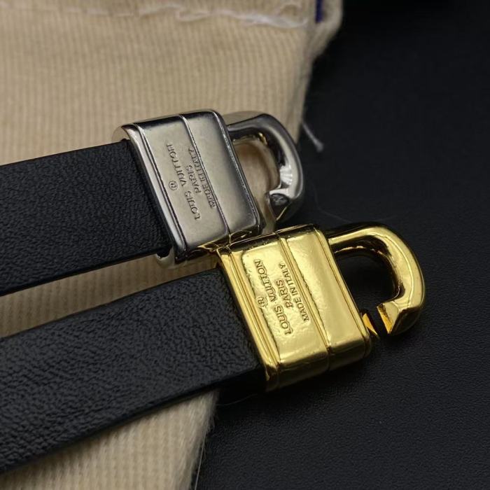 Leather ring bracelet