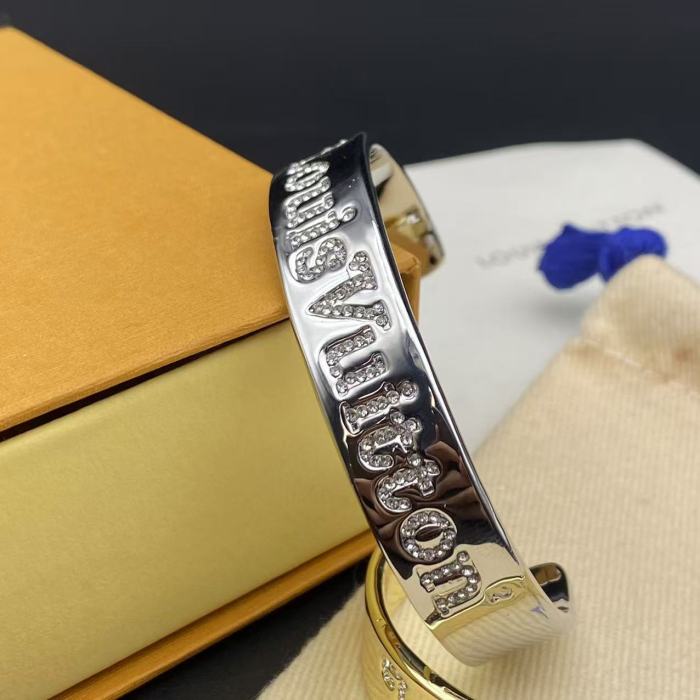 Diamond Text Bracelet