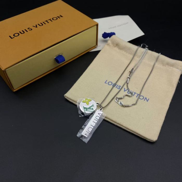 Logo pendant necklace