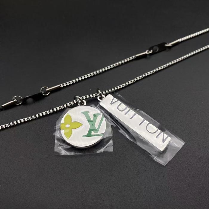 Logo pendant necklace