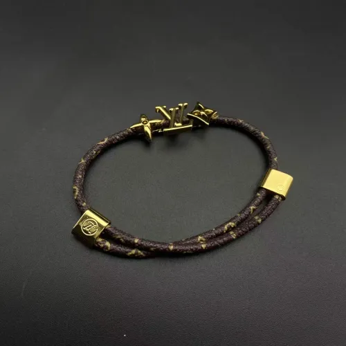 Three leather ring bracelets