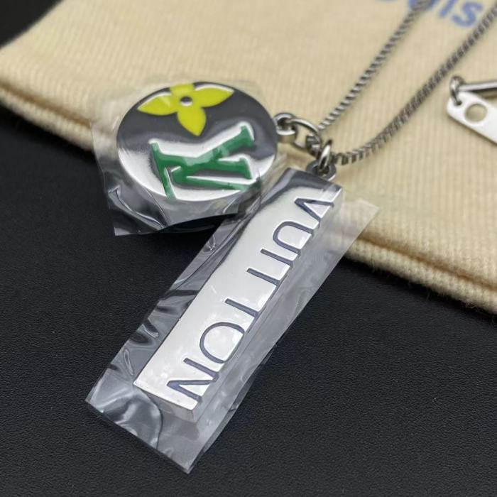 Logo pendant necklace