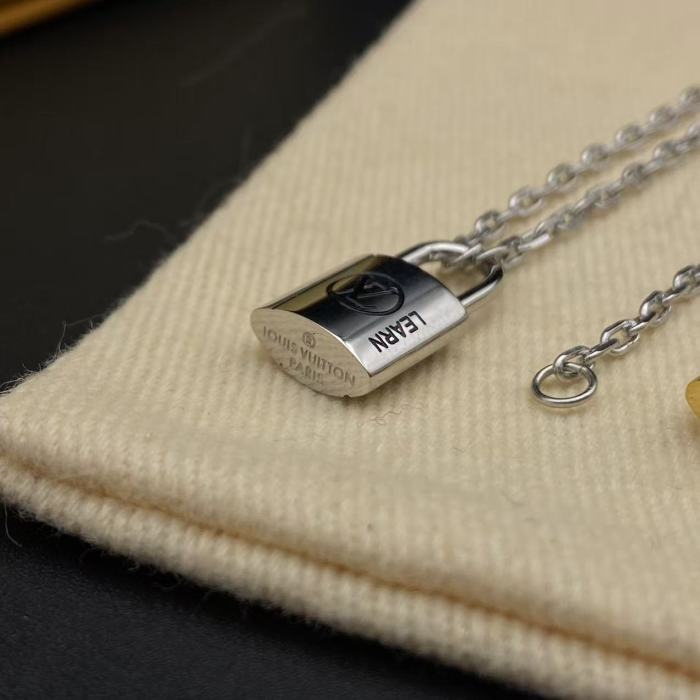 Lock style bracelet necklace earrings