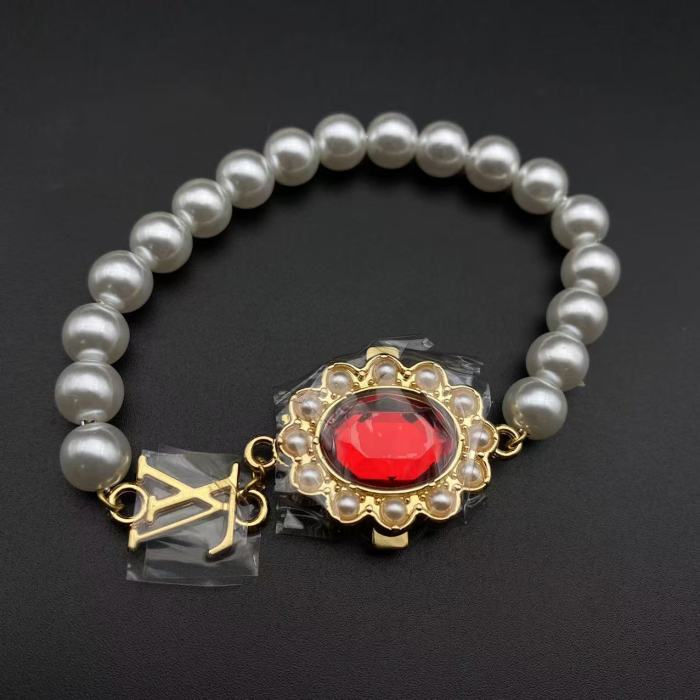 Ruby necklace bracelet