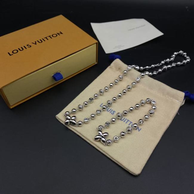 Round bead bracelet necklace