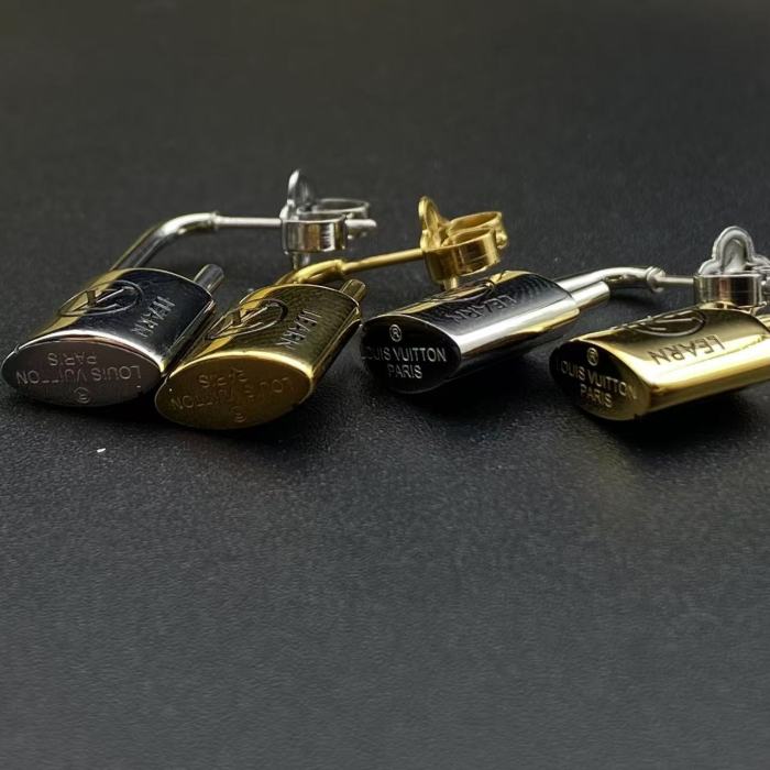 Lock style bracelet necklace earrings