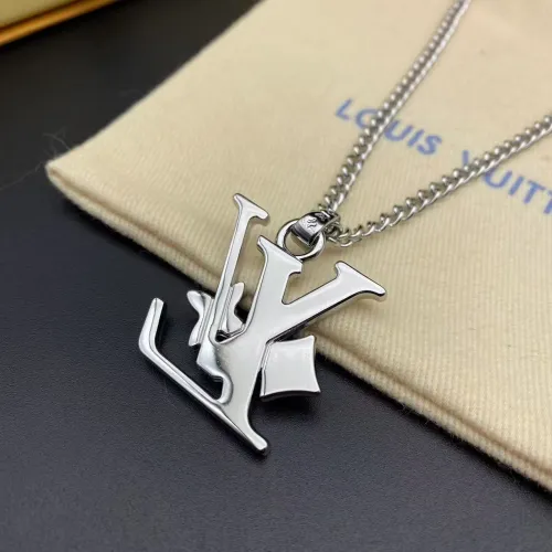 Silver logo necklace
