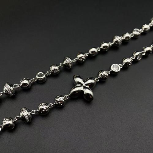 Round bead bracelet necklace