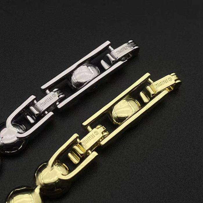 Round diamond bracelet necklace