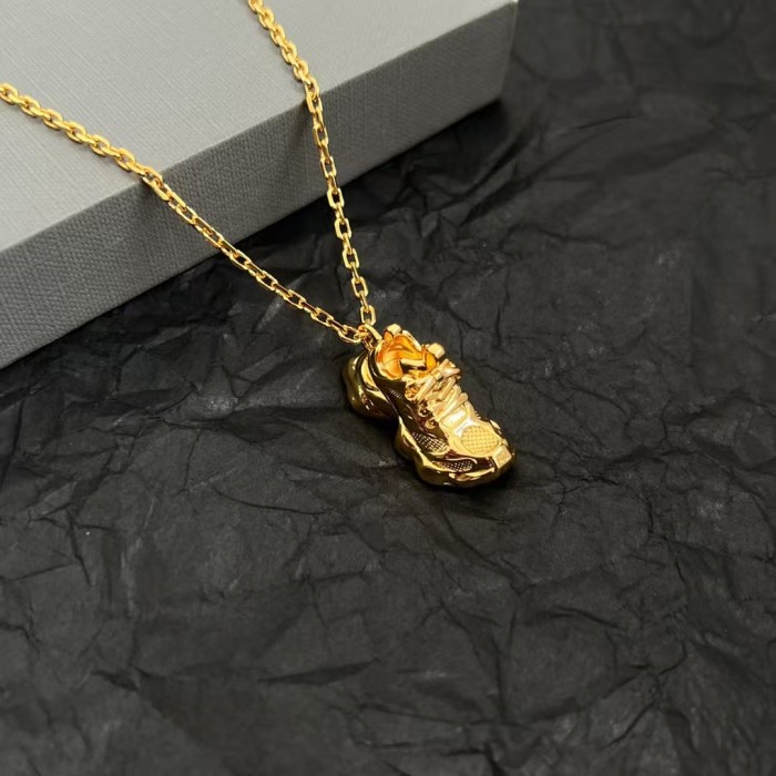 Shoe pendant necklace