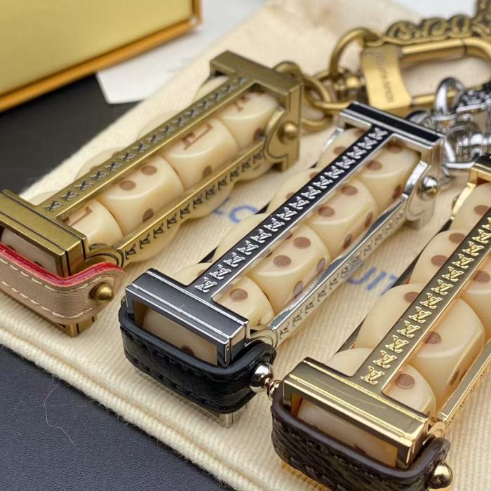 Dice keychain