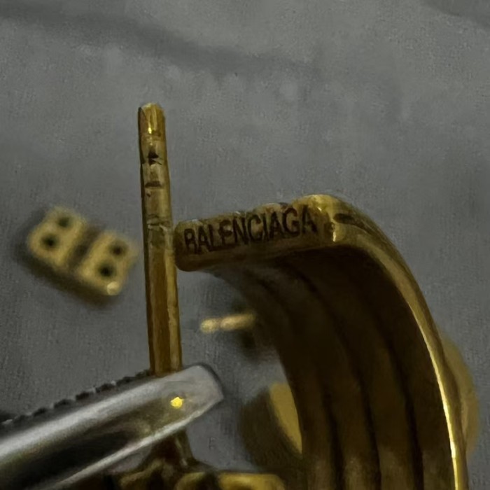 Double ring earrings