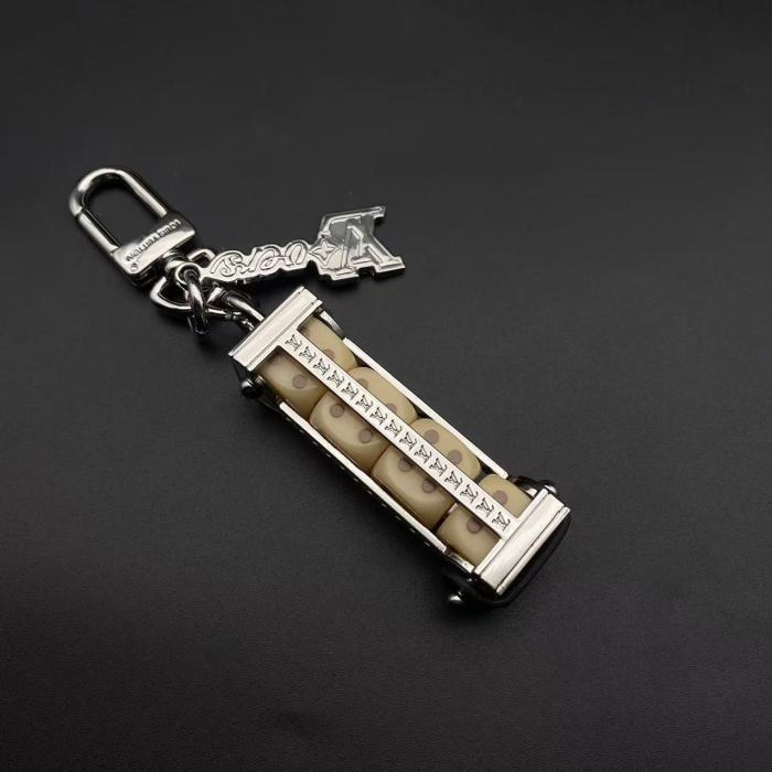 Dice keychain