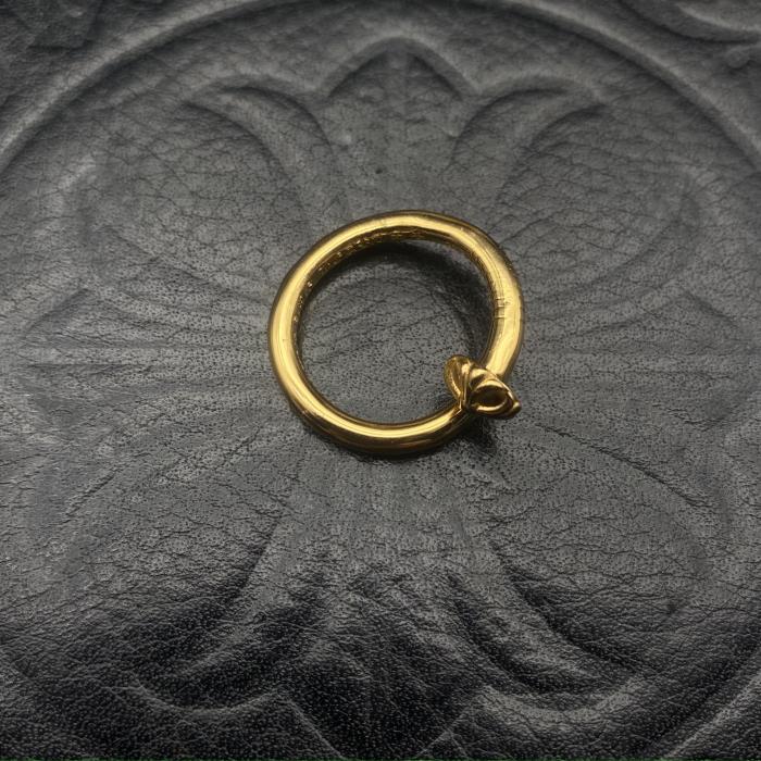Gold plated nail ring