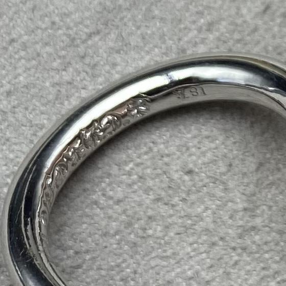 Gold plated nail ring