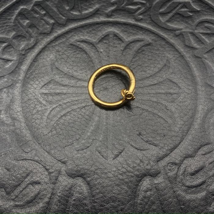 Gold plated nail ring