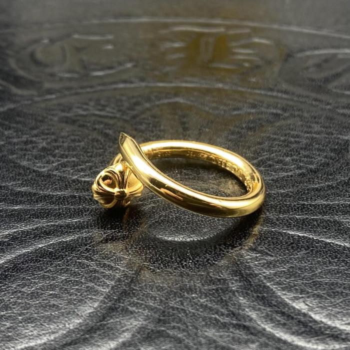 Gold plated nail ring