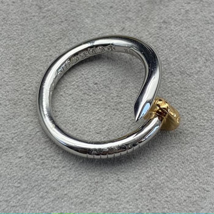 Gold plated nail ring