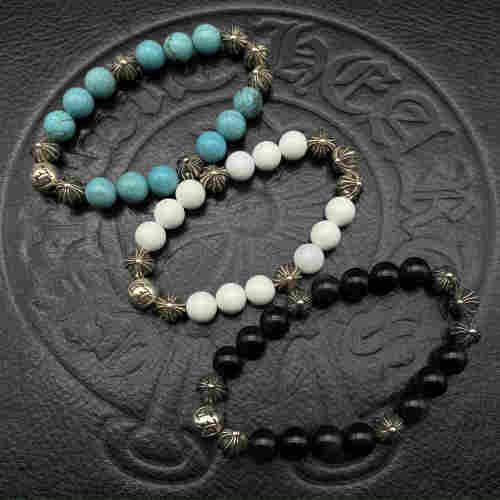 Eight Silver Bead Bracelet