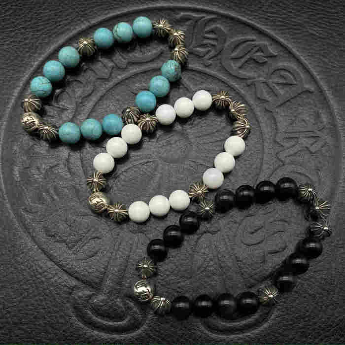 Eight Silver Bead Bracelet