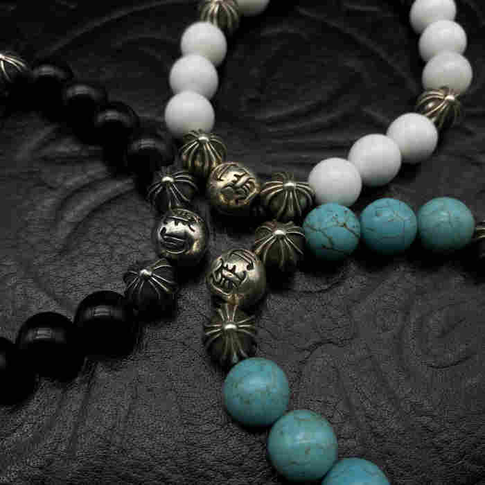 Eight Silver Bead Bracelet