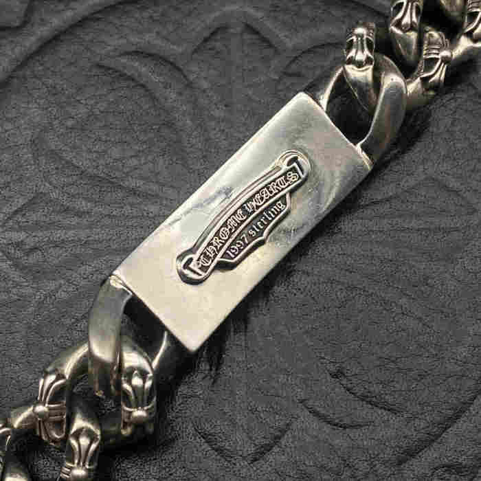 Lobster Button Cross Full Flower Bracelet