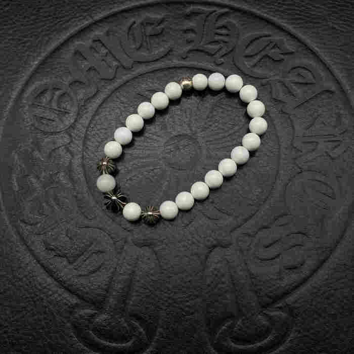 Four Silver Bead Bracelet